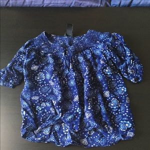 Forever 21 Girls Paisley Top